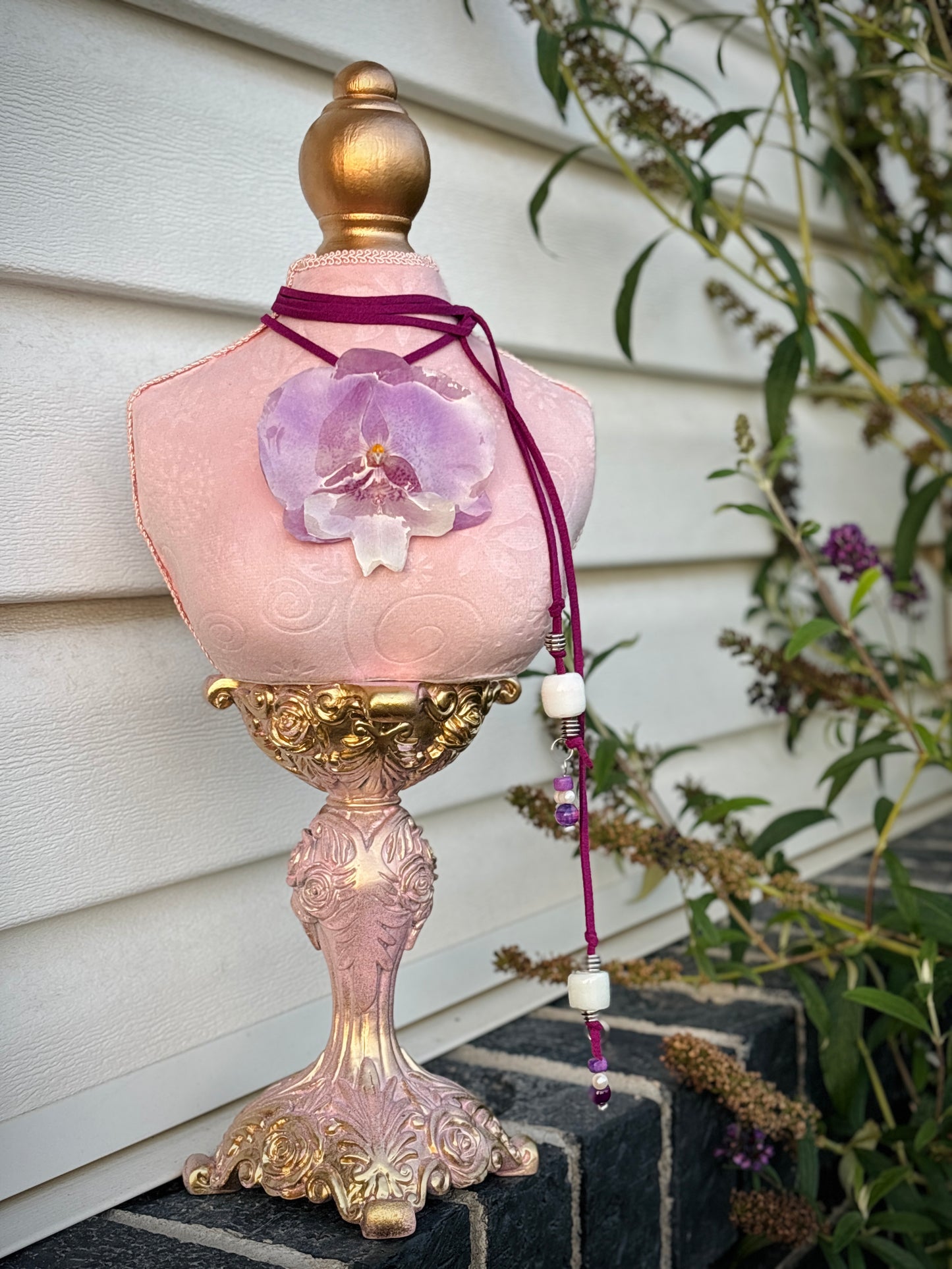 Orquídea Lila y Blanca