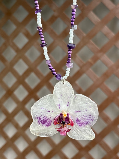 Collar Unisex de Orquídea