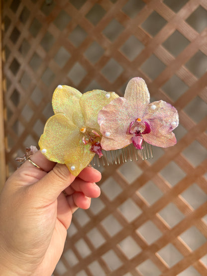 Peineta de 2 Orquídeas