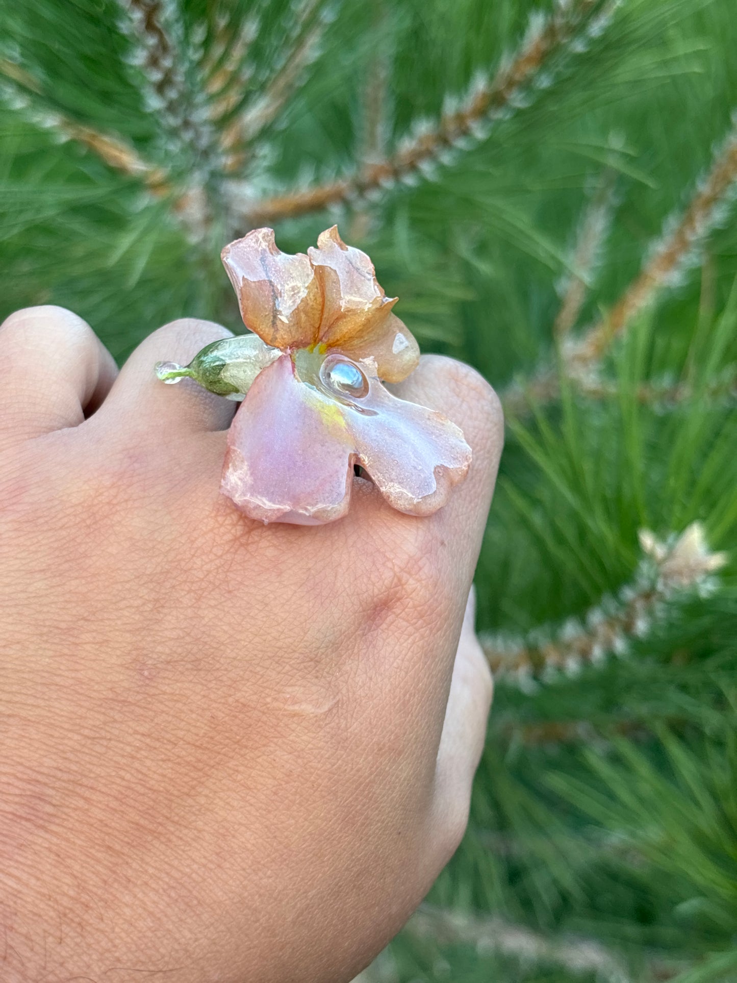Snapdragon Ring with Pearl 🦪✨