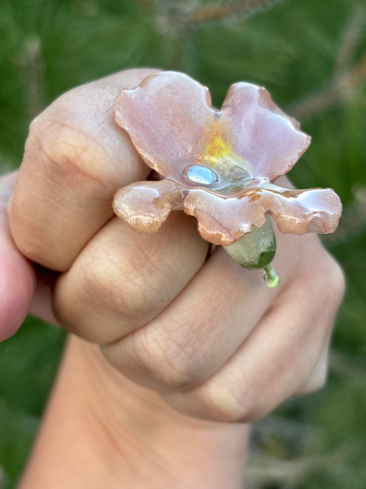 Snapdragon Ring with Pearl 🦪✨