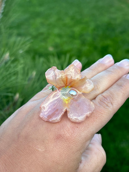 Snapdragon Ring with Pearl 🦪✨