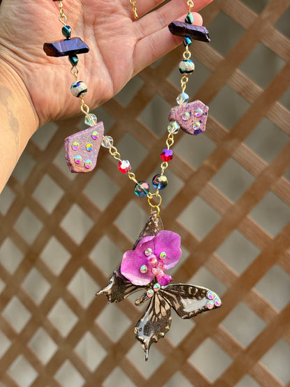 Butterfly Orchid Collar