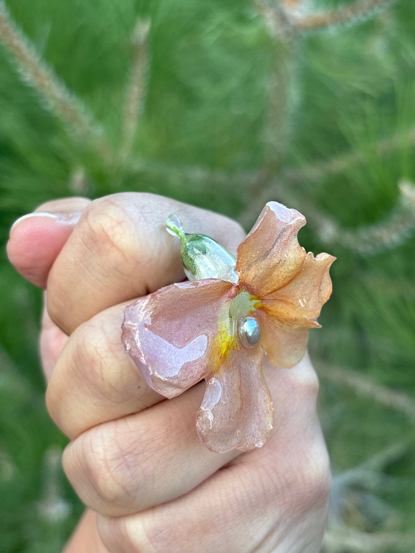 Snapdragon Ring with Pearl 🦪✨