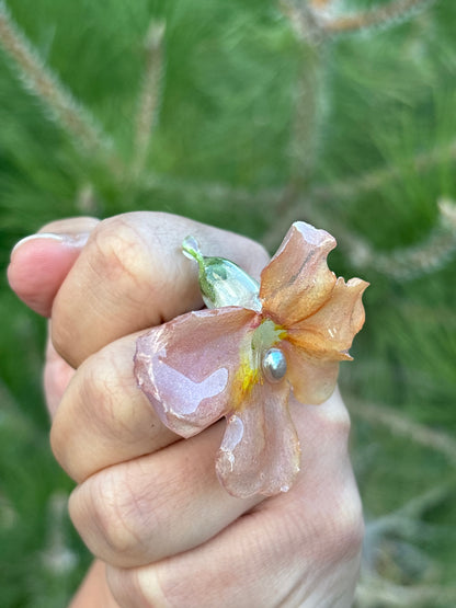 Snapdragon Ring with Pearl 🦪✨