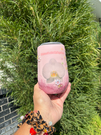 Orchid Glitter Tumbler