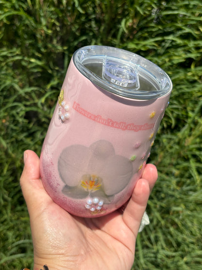 Orchid Glitter Tumbler