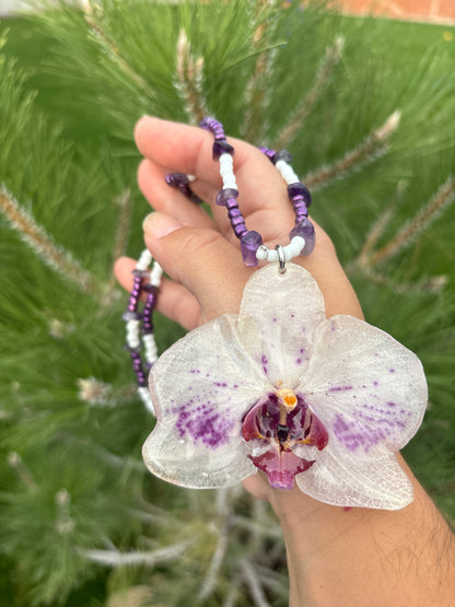 Collar Unisex de Orquídea