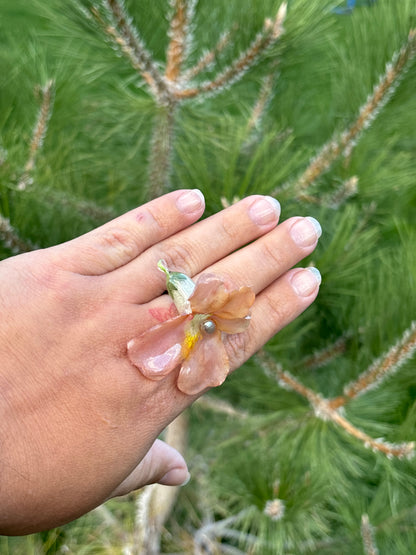 Snapdragon Ring with Pearl 🦪✨