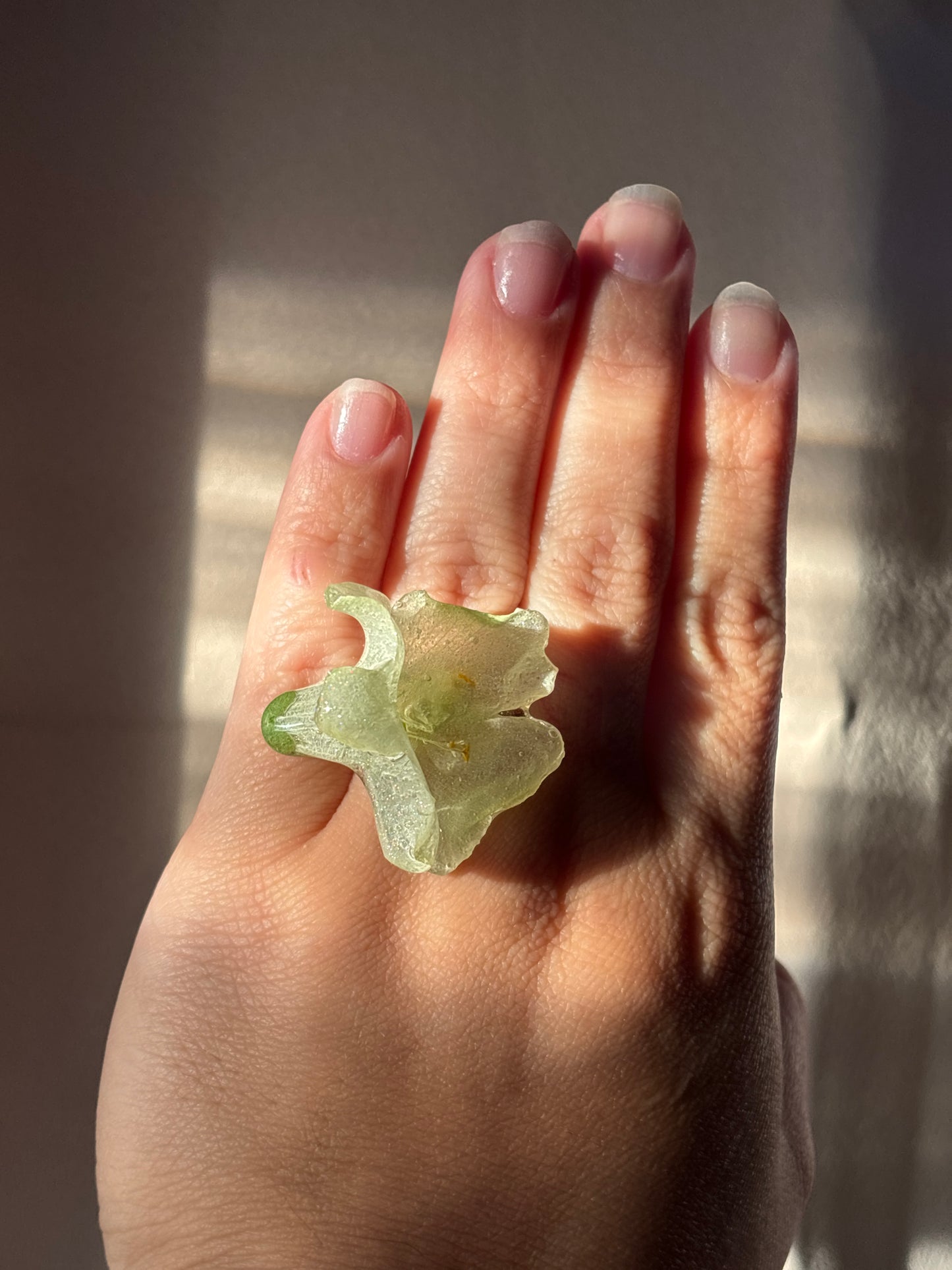 White Snapdragon Ring ✨