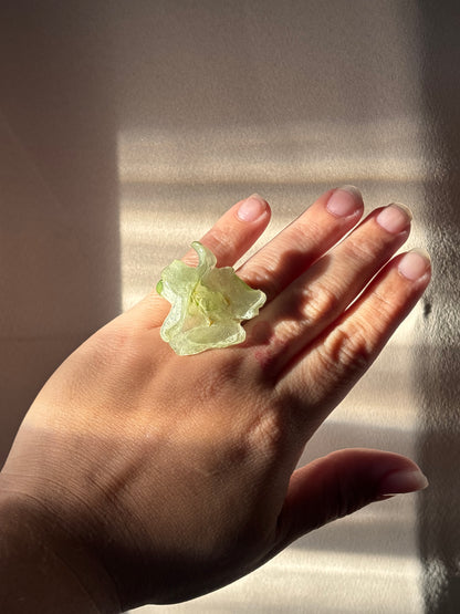 White Snapdragon Ring ✨