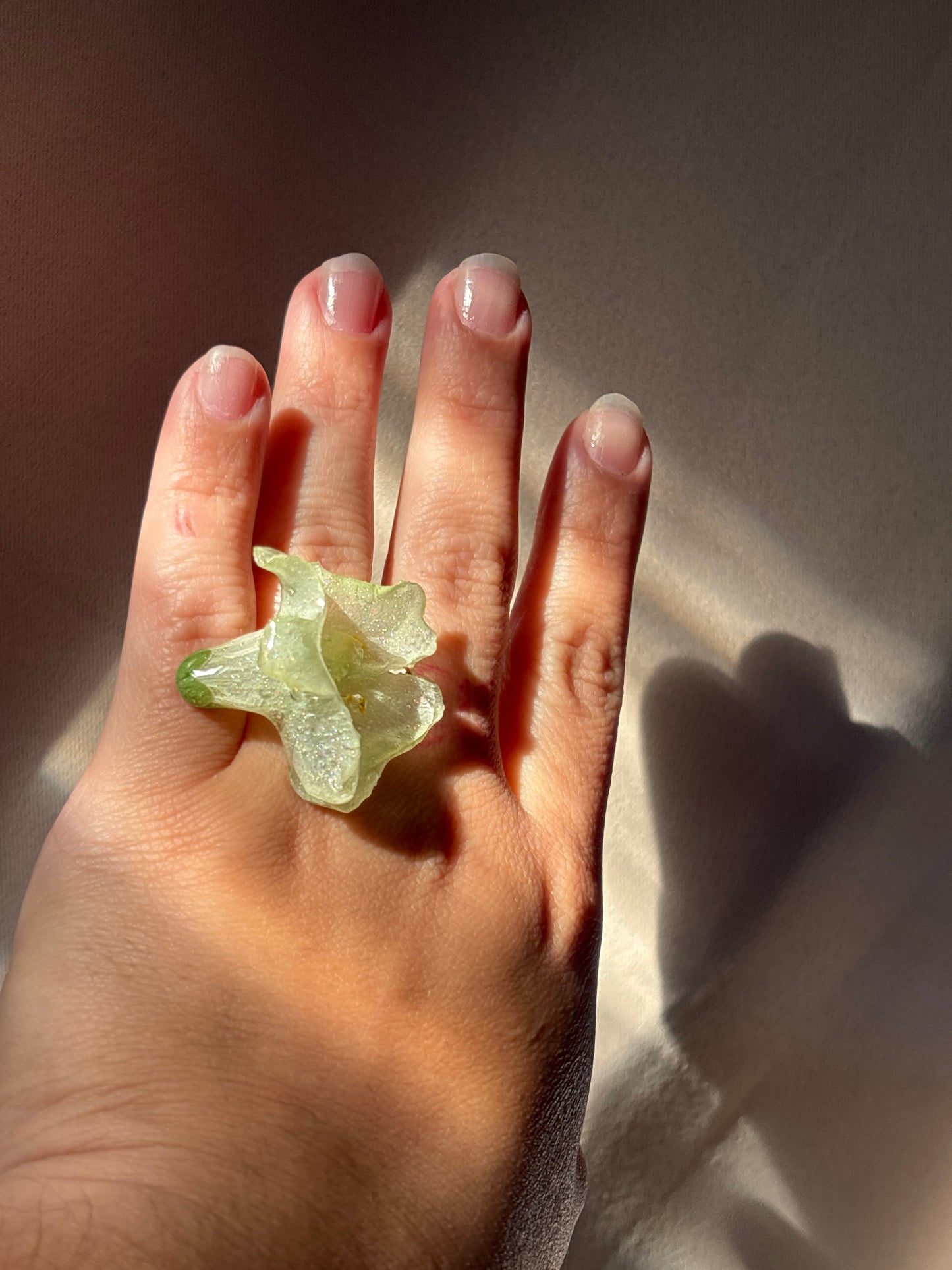 White Snapdragon Ring ✨